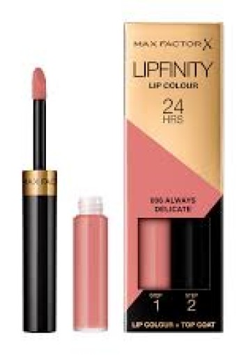 Max Factor Lipfinity Lip Colour Lipstick 006 Always Delicate