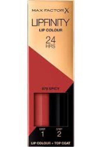 Max Factor Lipfinity Lip Colour Lipstick - 070 Spicy