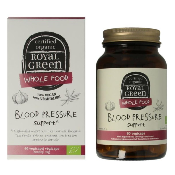 Royal Green Blood pressure support bio (60 Vegetarische capsules)