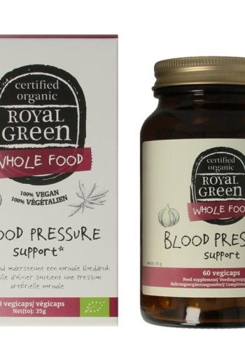 Royal Green Blood pressure support bio (60 Vegetarische capsules)