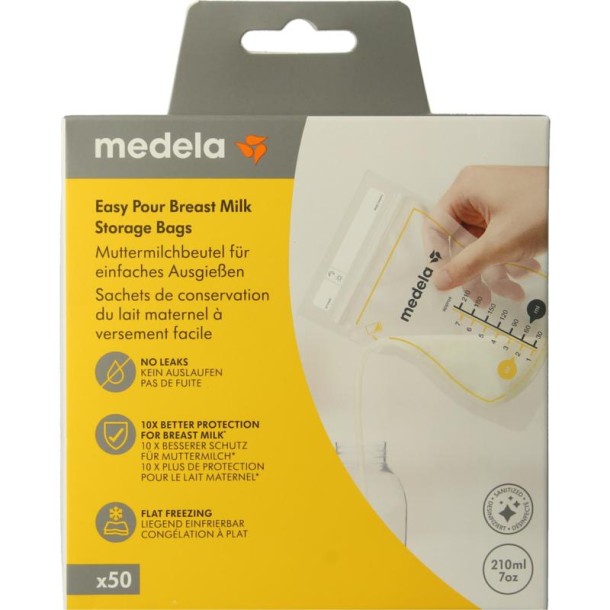 Medela Moedermelk bewaarzakjes 180ml (50 Stuks)