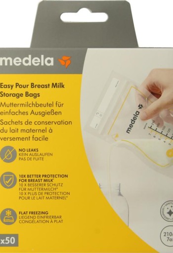 Medela Moedermelk bewaarzakjes 180ml (50 Stuks)