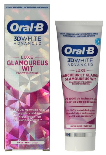 Oral B Tandpasta 3D white luxe (75 Milliliter)