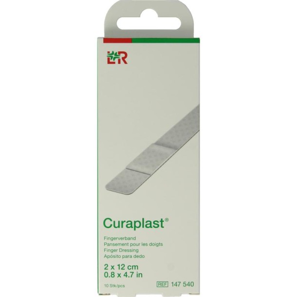 Curaplast Sensitive vingerpleister 2x12cm (10 Stuks)