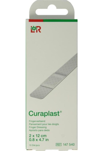 Curaplast Sensitive vingerpleister 2x12cm (10 Stuks)