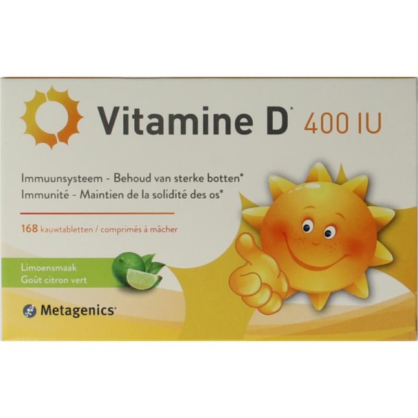 Metagenics Vitamine D 400IU NFD (168 Kauwtabletten)