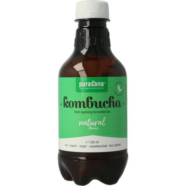 Purasana Kombucha natural vegan bio (330 Milliliter)