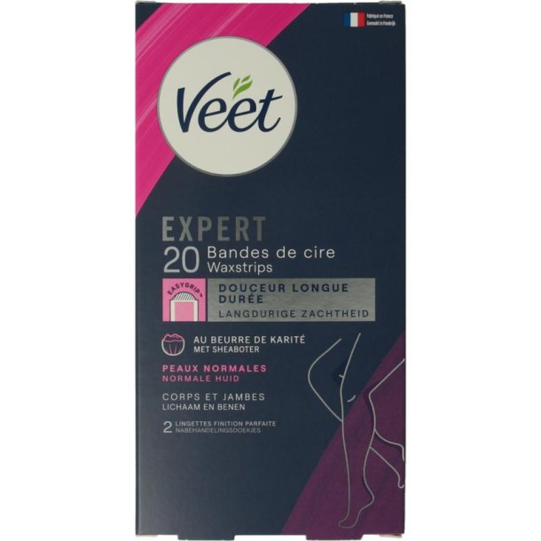 Veet Expert koude waxstrips been normal (20 Stuks)