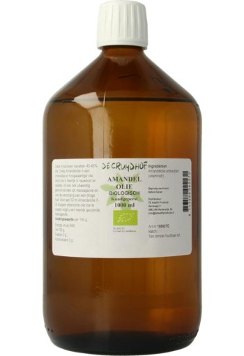 Cruydhof Amandelolie koudgeperst bio (1 Liter)