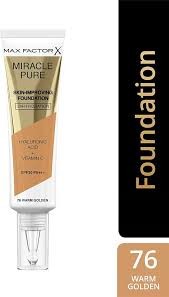 Max Factor Miracle Pure Foundation 076 Warm Golden