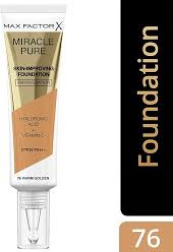 Max Factor Miracle Pure Foundation 076 Warm Golden