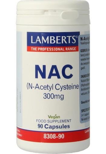 Lamberts N acetyl cysteine (90 Capsules)