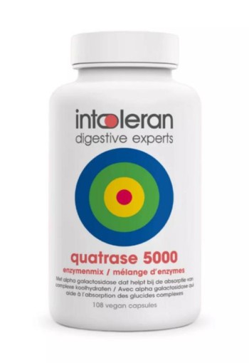 Intoleran Quatrase 5.000 (108 Vegetarische capsules)