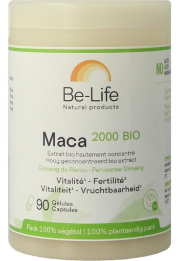 Be-Life Maca 2000 bio (90 Capsules)