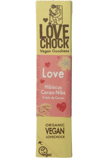 Lovechock Love hibiscus cacao nibs bio (40 Gram)