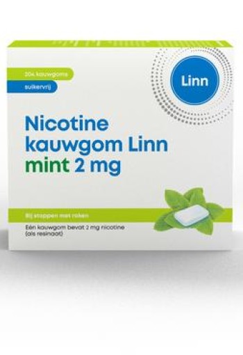 Linn Nicotine kauwgom 2mg mint (204 Stuks)