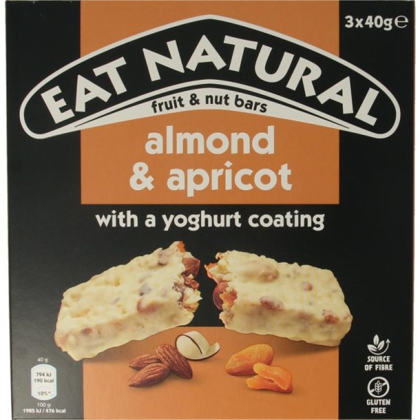 Eat Natural Almond / apricot / yoghurt 3 x 40 gram (120 Gram)