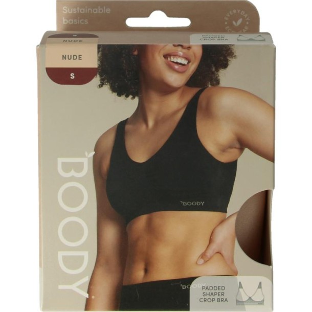 Boody Padded shaper crop bh zwart S (1 Stuks)