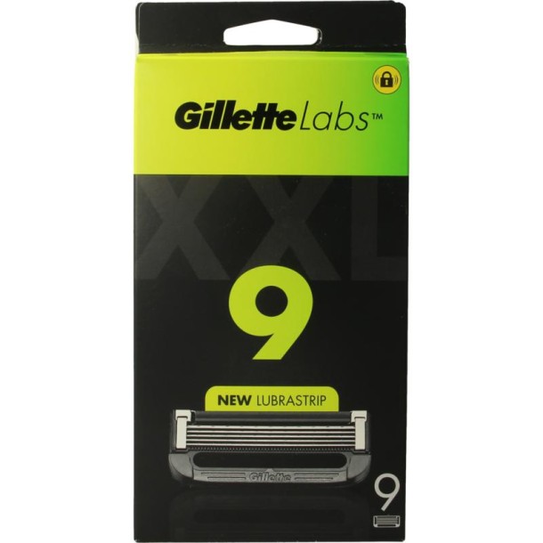 Gillette Labs navulmesjes (9 Stuks)