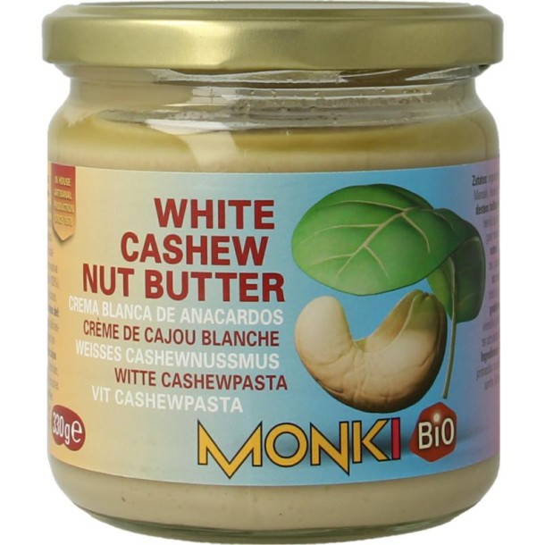 Monki Witte cashewpasta bio (330 Gram)