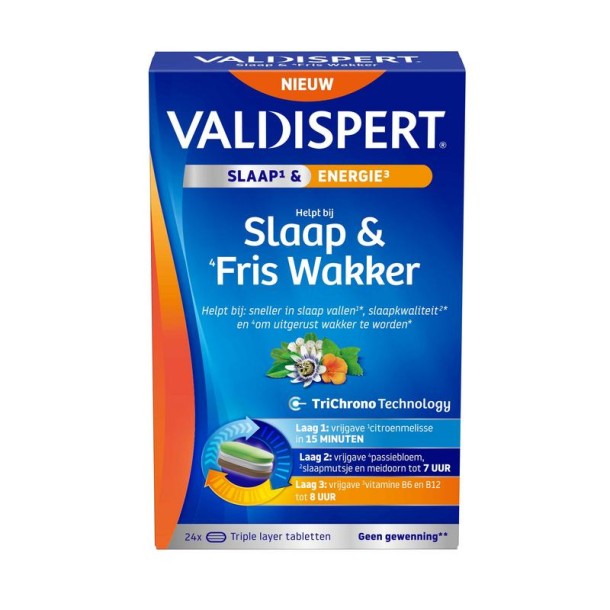 Valdispert Slaap & fris wakker (24 Tabletten)