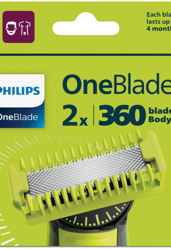 Philips OneBlade 360 Blade QP624/50 - vervangmesjes - 2 stuks