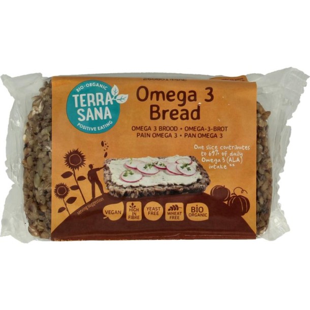 Terrasana Omega 3 brood bio (300 Gram)