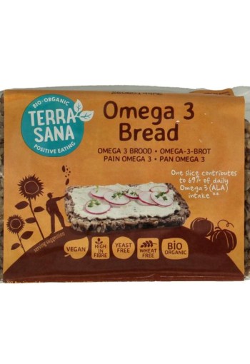 Terrasana Omega 3 brood bio (300 Gram)