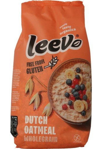 Leev Havermout glutenvrij zak bio (450 Gram)