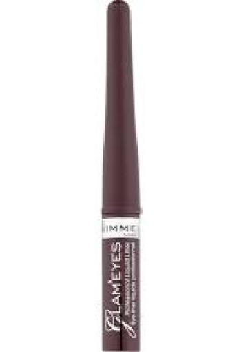 Rimmel London Glam'Eyes Professional liquid Eyeliner - 002 Velvet Brown