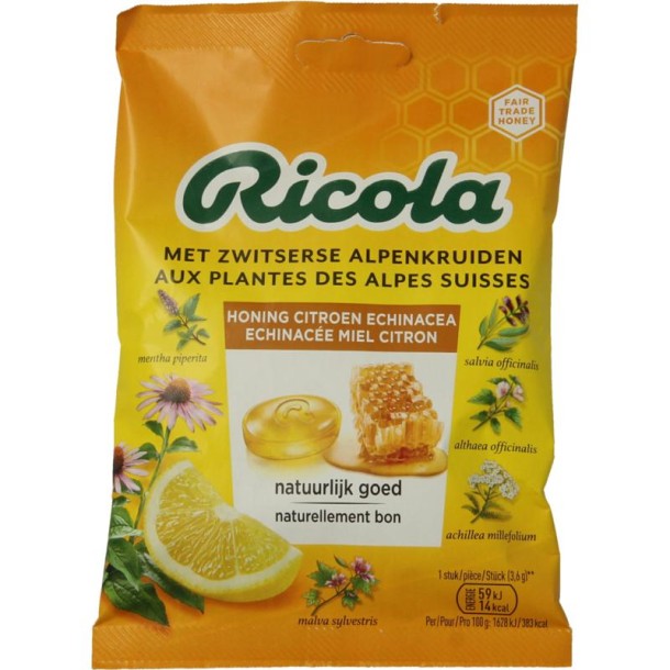 Ricola Honey lemon echinacea (75 Gram)