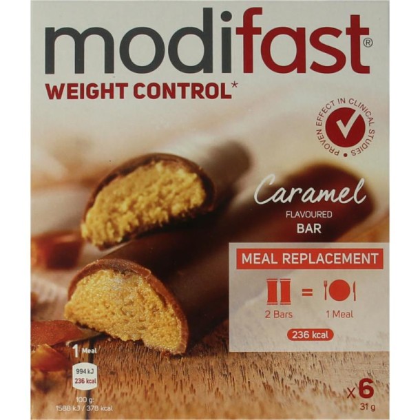 Modifast Reep caramel (186 Gram)