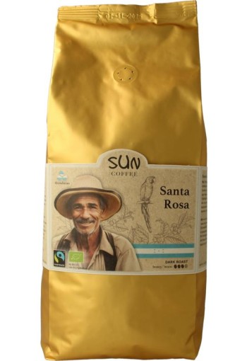 Sun Coffee Santa rosa bonen dark roast bio (1 Kilogram)