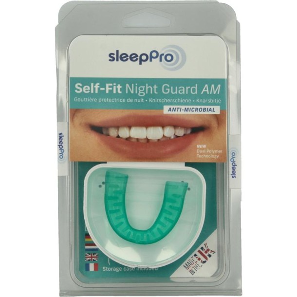 Sleeppro Knarsbitje self-fit AM (anti-microbieel) (1 Stuks)