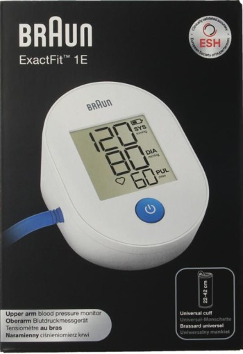 Braun Exactfit 1E bovenarm bloeddrukmeter (1 Stuks)