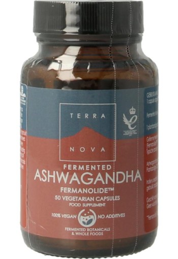 Terranova Fermented ashwagandha 250mg (50 Vegetarische capsules)