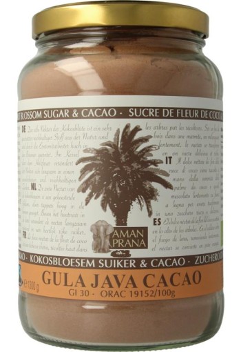 Amanprana Gula java cacao bio (1300 Gram)