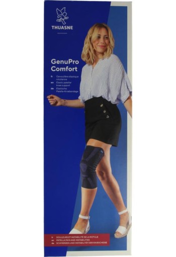 Thuasne Genu pro comfort blauw maat 1 (1 Stuks)