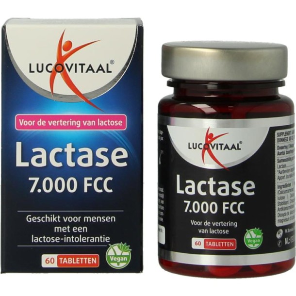 Lucovitaal Lactase 7000 FCC (60 Tabletten)