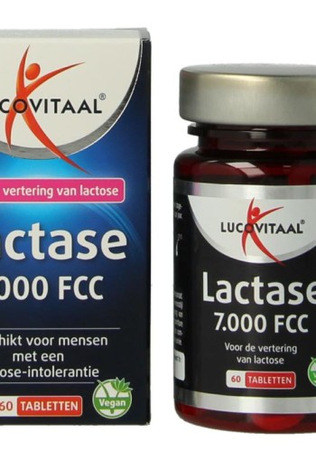 Lucovitaal Lactase 7000 FCC (60 Tabletten)