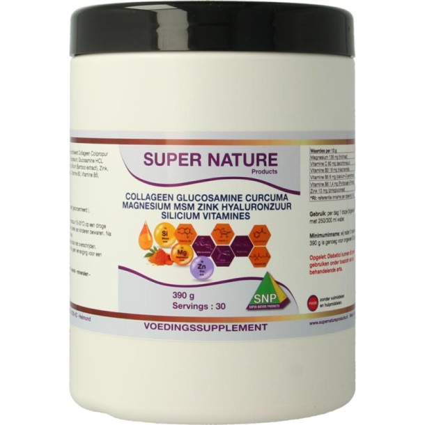 SNP Collageen glucosamine curcuma magnesium MSM (390 Gram)