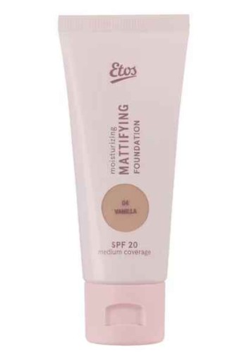 Etos Moisturizing Mattifying Foundation SPF 20 04 Vanilla