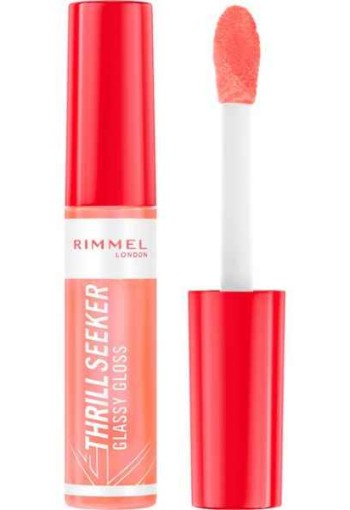 Rimmel London Thrill Seeker Glassy Gloss Lipgloss 250 Peachy Vibes 10 ML