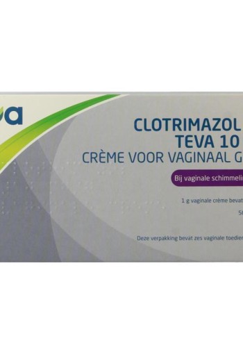 Teva Clotrimazol gyno 10mg creme (50 Gram)