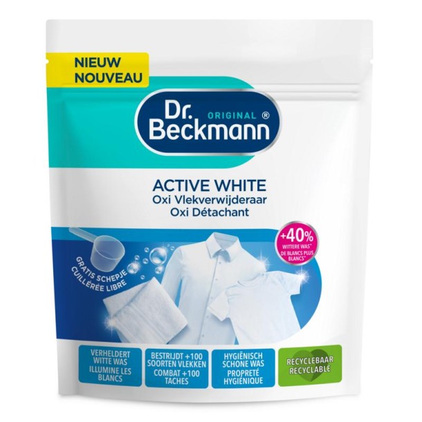 Beckmann Active white oxi vlekverwijderaar (400 Gram)