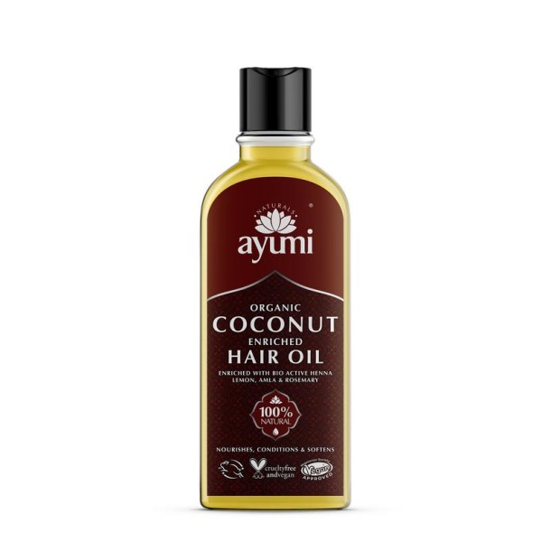 Ayumi Hair oil coconut enriched (150 Milliliter)