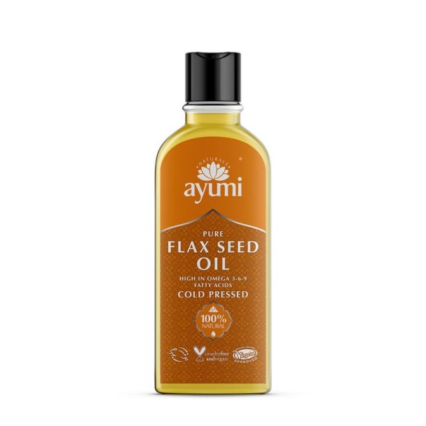 Ayumi Pure flax seed oil cold pressed (150 Milliliter)