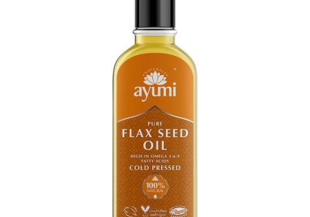 Ayumi Pure flax seed oil cold pressed (150 Milliliter)