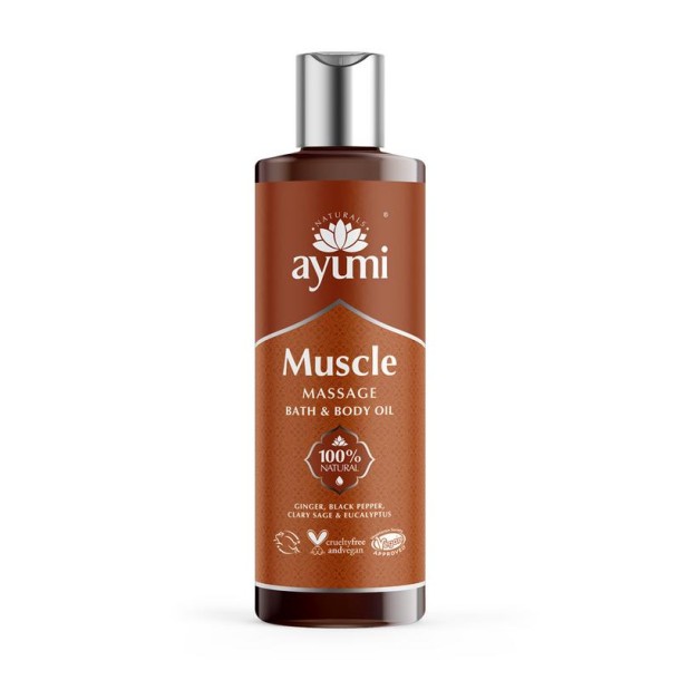 Ayumi Muscle massage & body oil (250 Milliliter)