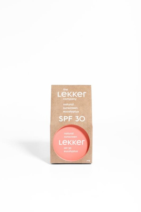 Lekker Company Natuurlijke sunscreen SPF30 (70 Gram)